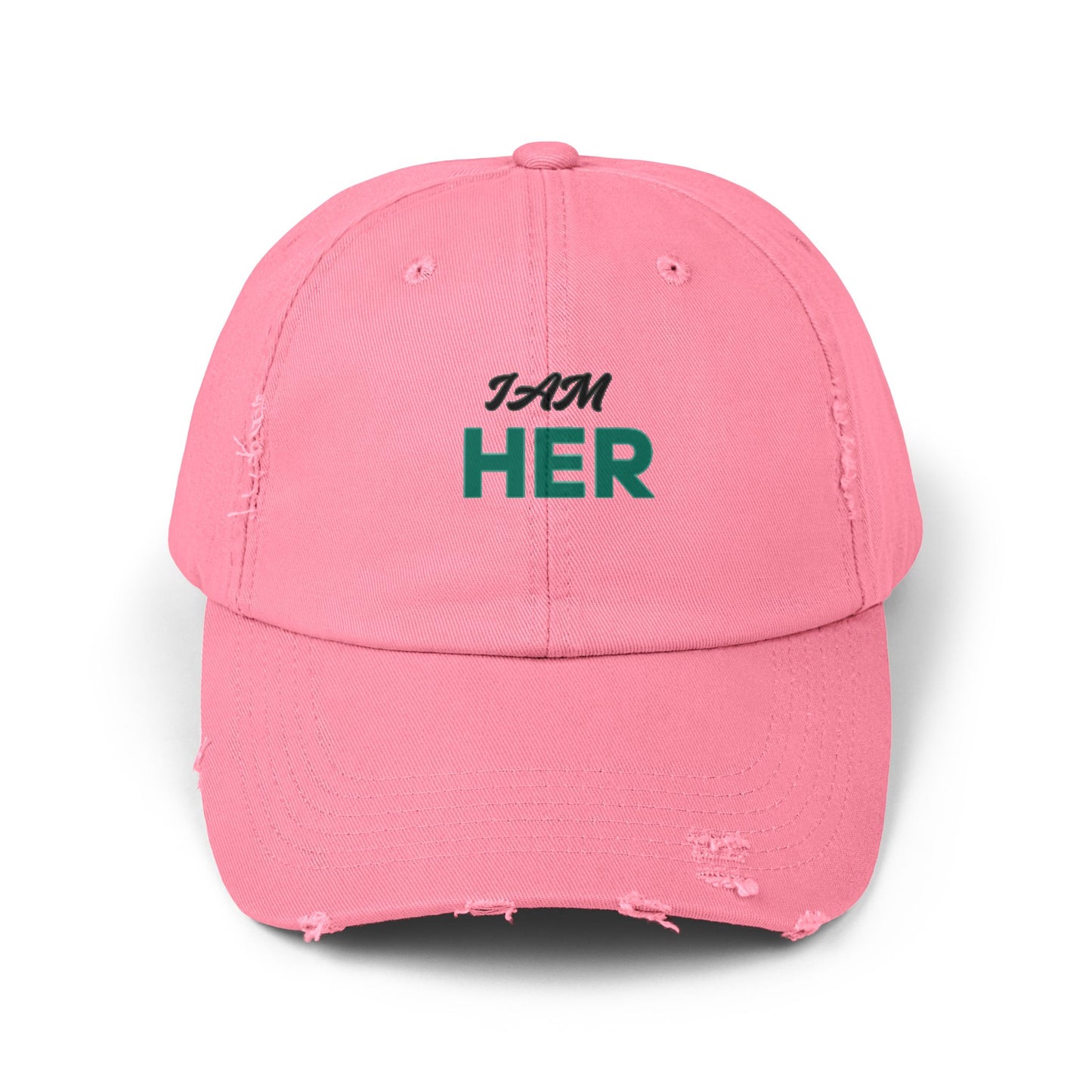 I AM HER Distressed Statement Hat