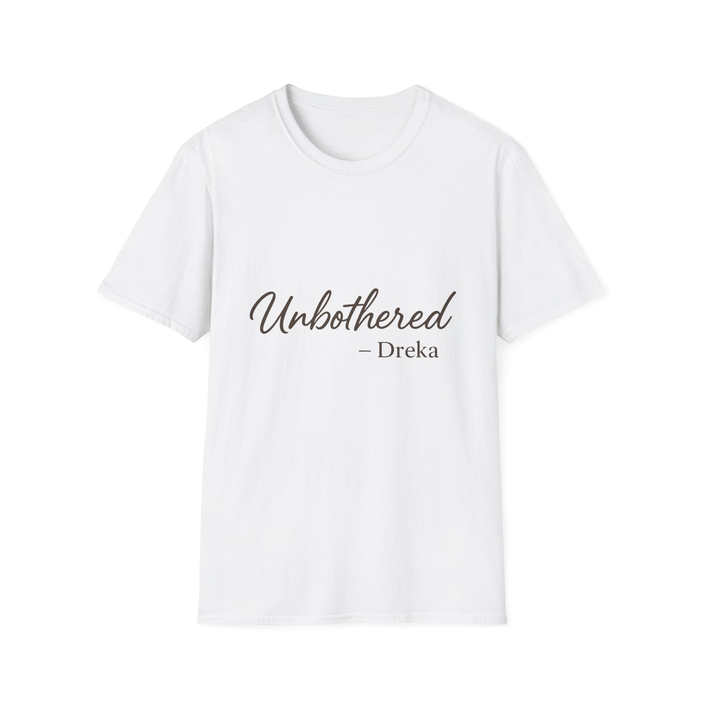 Unisex Softstyle T-Shirt - Unbothered Design for Relaxed Vibes