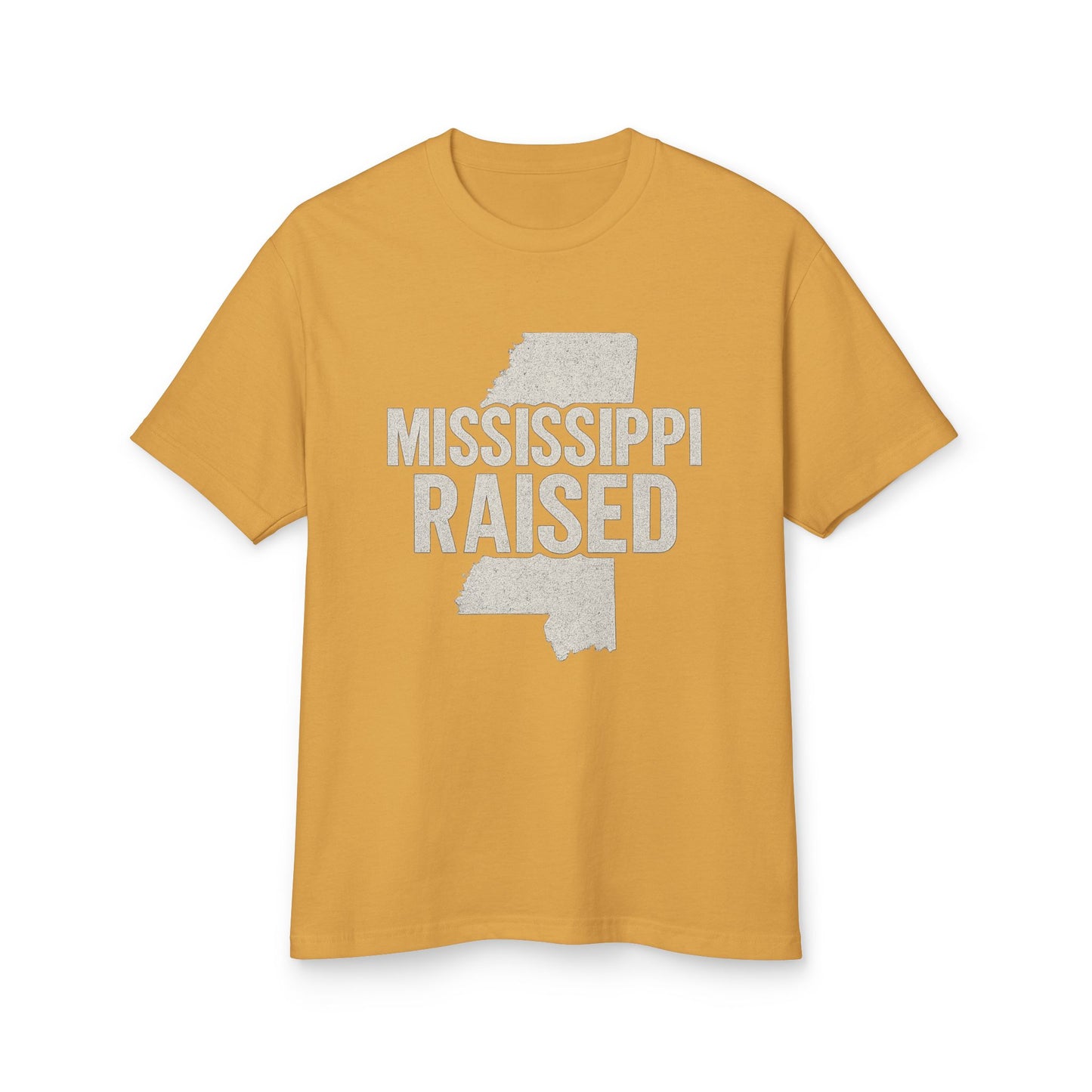Mississippi Raised Unisex Heavyweight Tee - Comfortable Cotton Shirt for Proud Southerners