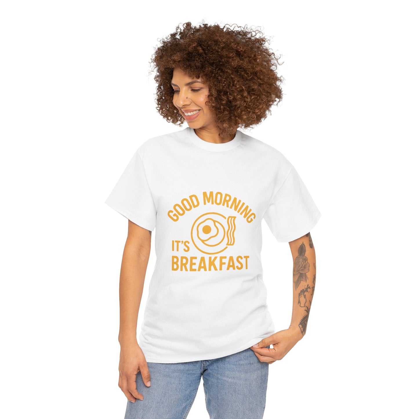 Good Morning Breakfast Unisex Cotton Tee