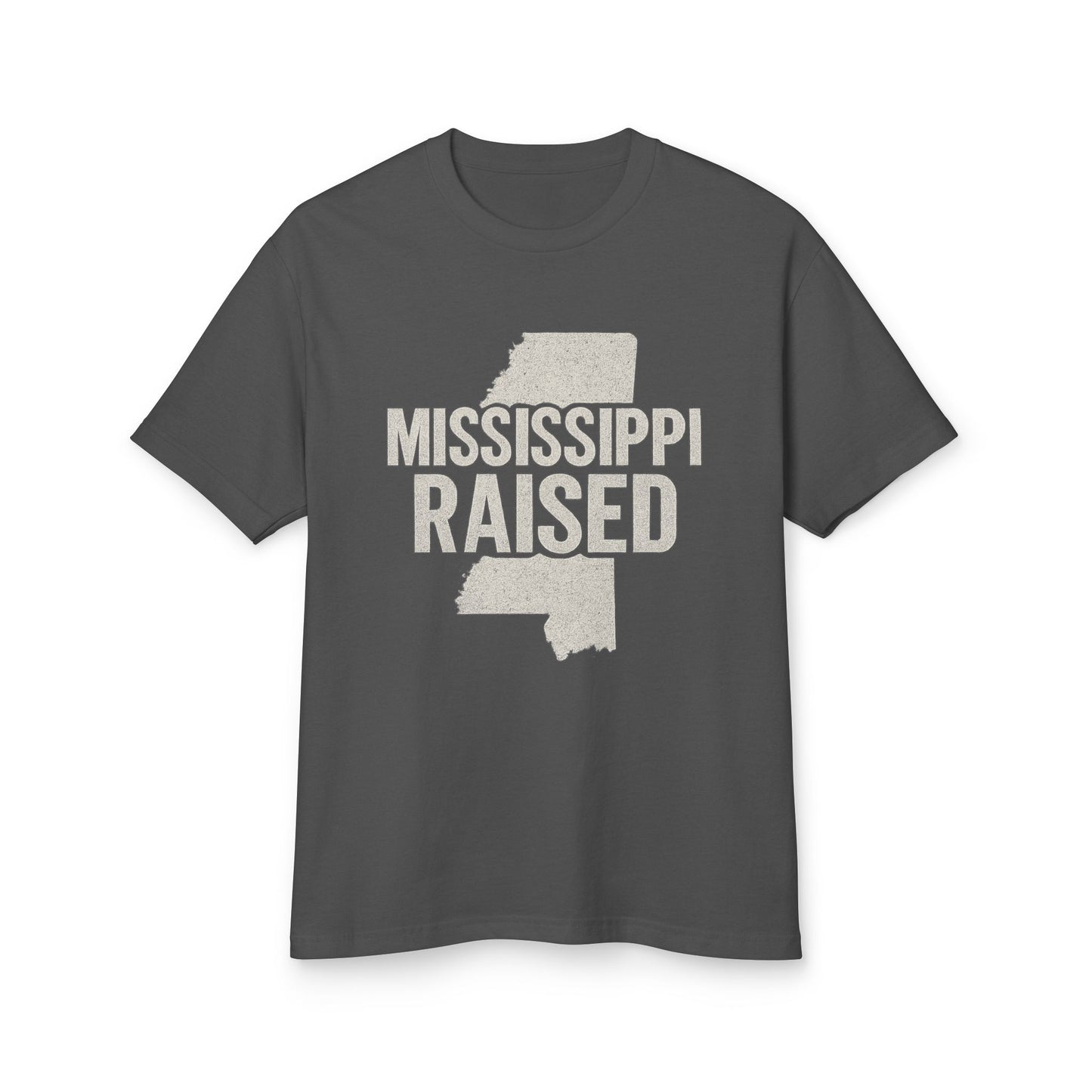 Mississippi Raised Unisex Heavyweight Tee - Comfortable Cotton Shirt for Proud Southerners