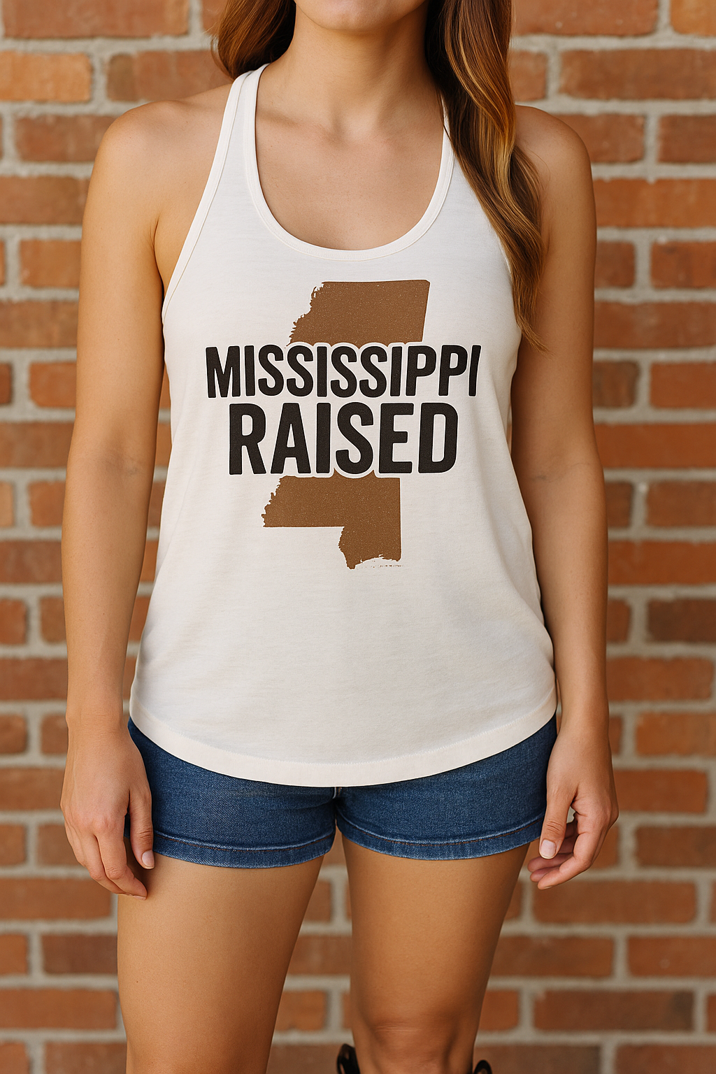 Mississippi Raised Unisex Jersey Tank – Casual Summer Wear for Southerners