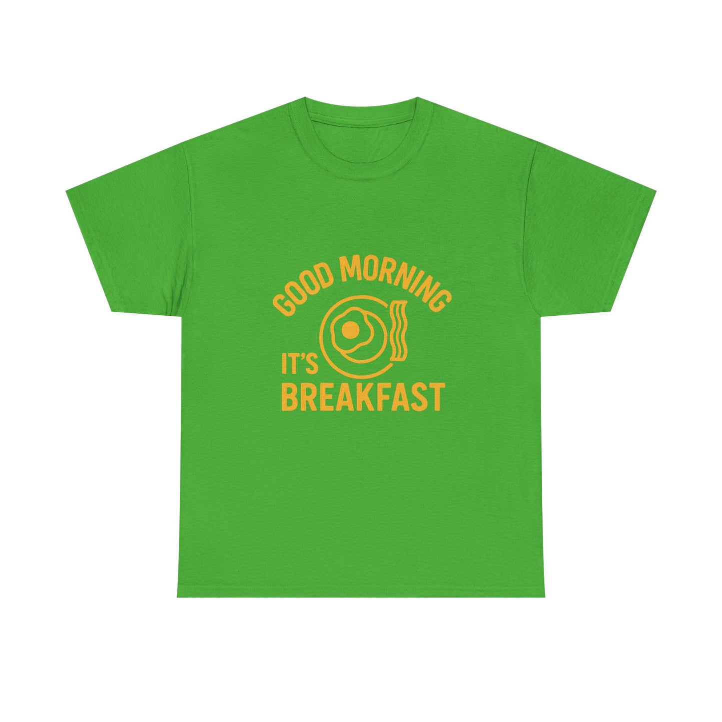 Good Morning Breakfast Unisex Cotton Tee