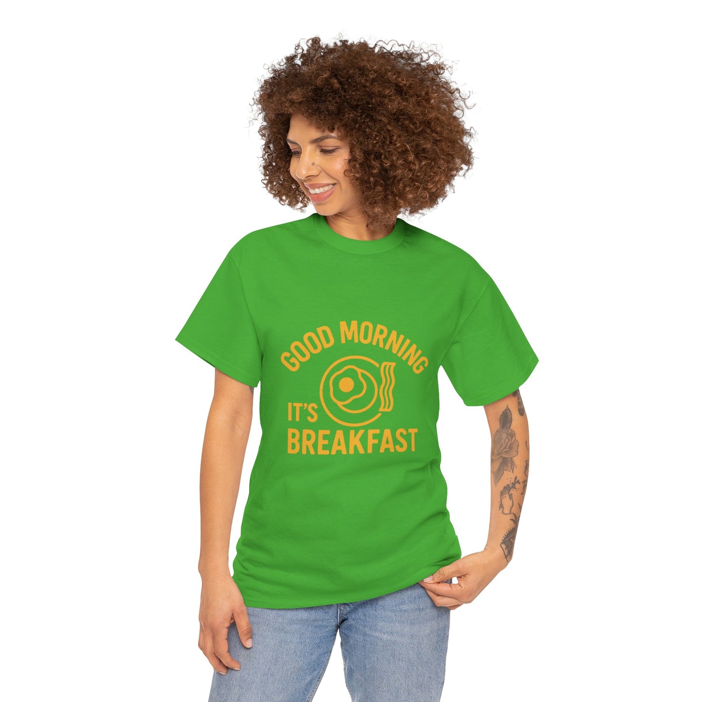 Good Morning Breakfast Unisex Cotton Tee