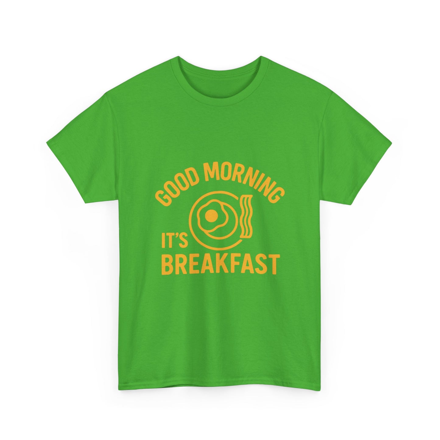 Good Morning Breakfast Unisex Cotton Tee