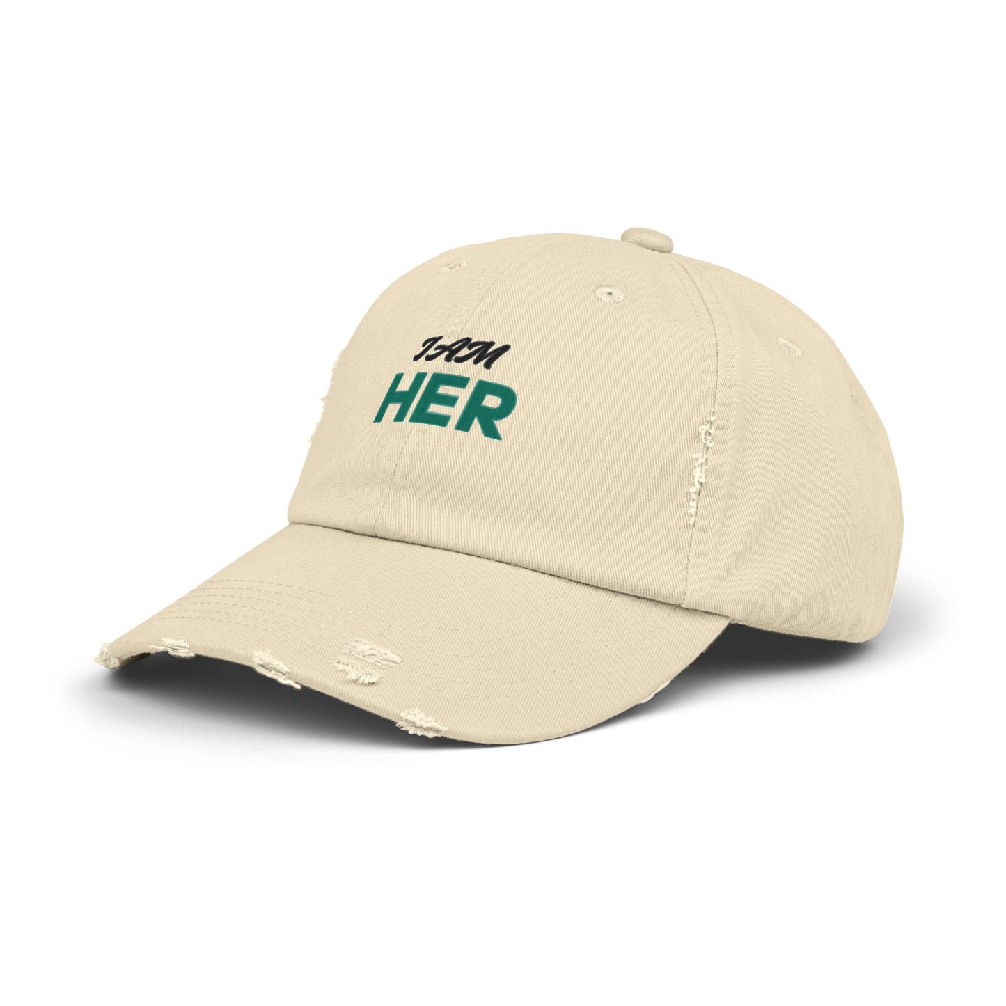 I AM HER Distressed Statement Hat