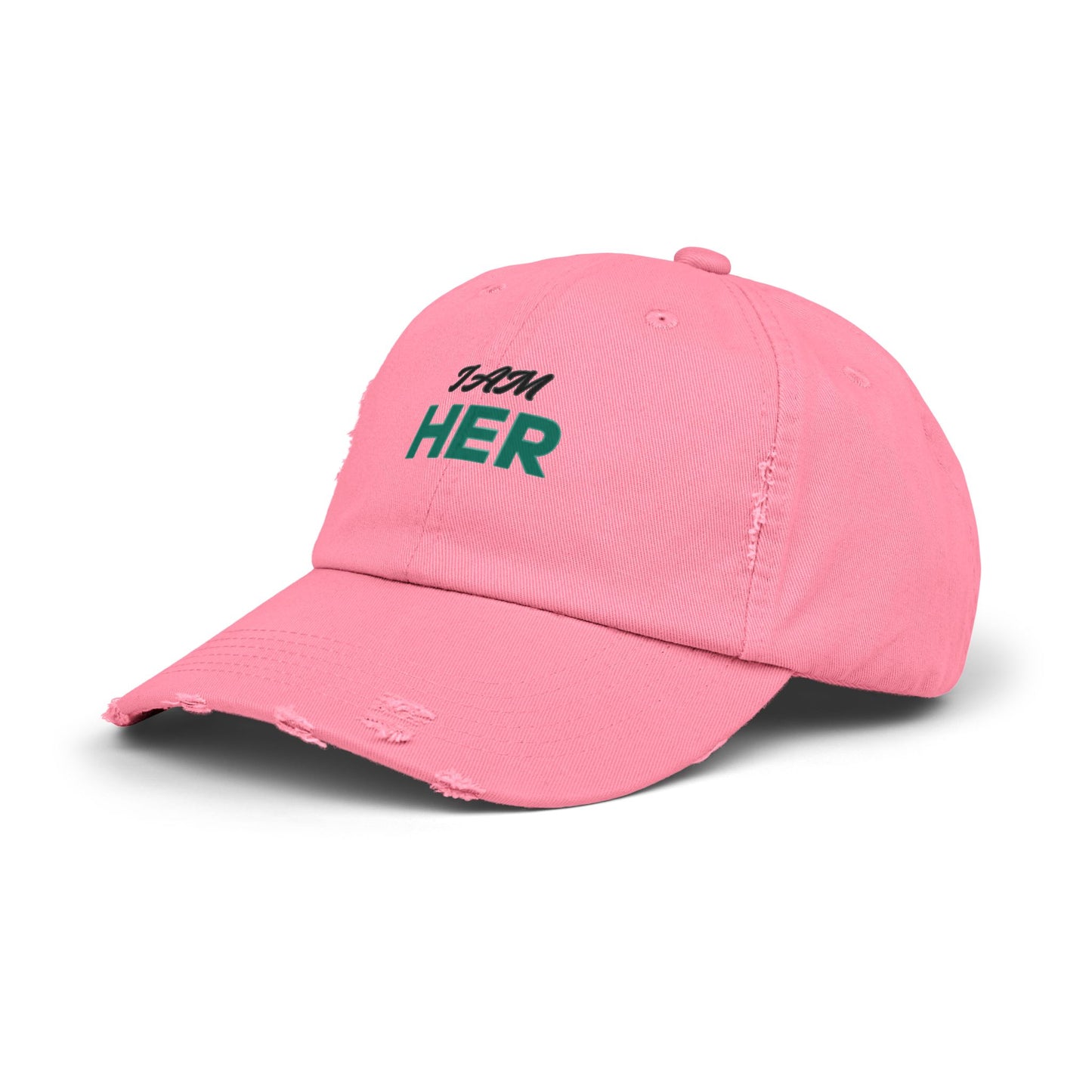 I AM HER Distressed Statement Hat