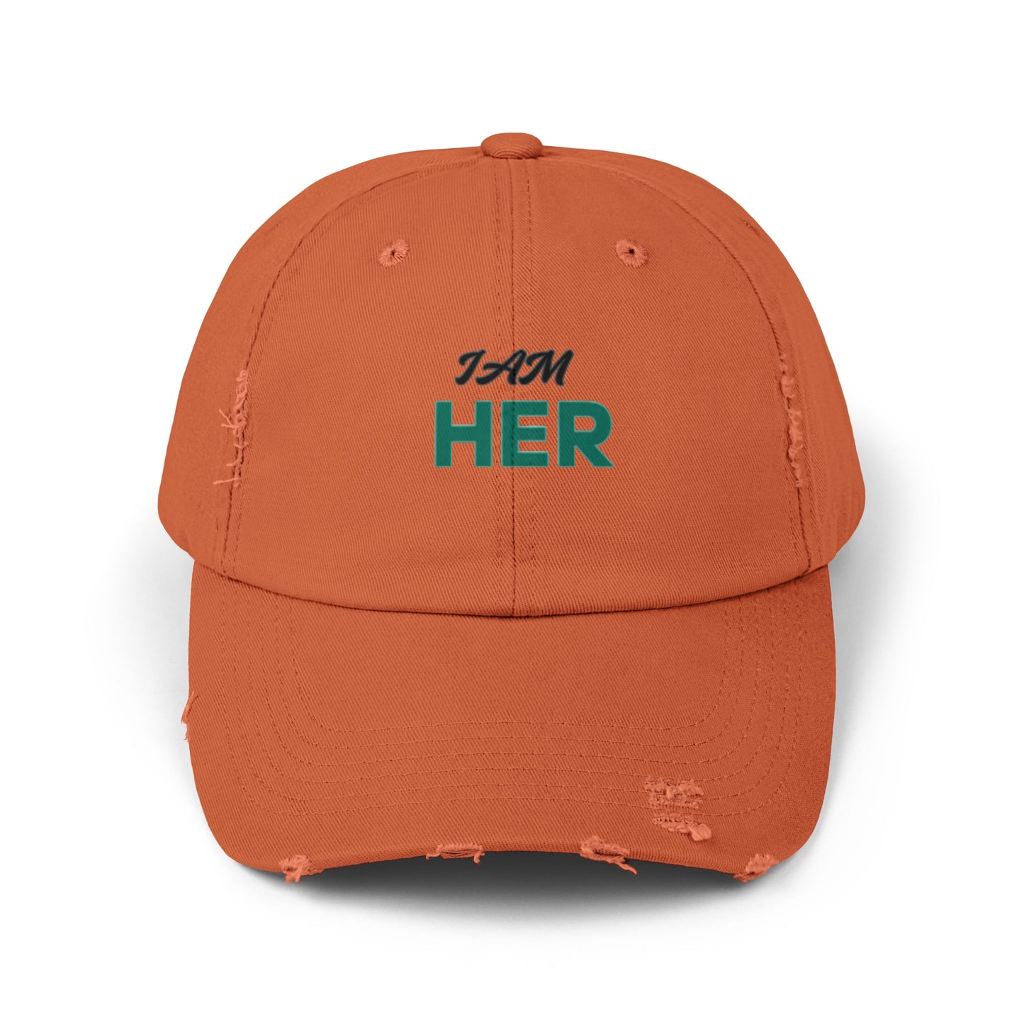 I AM HER Distressed Statement Hat