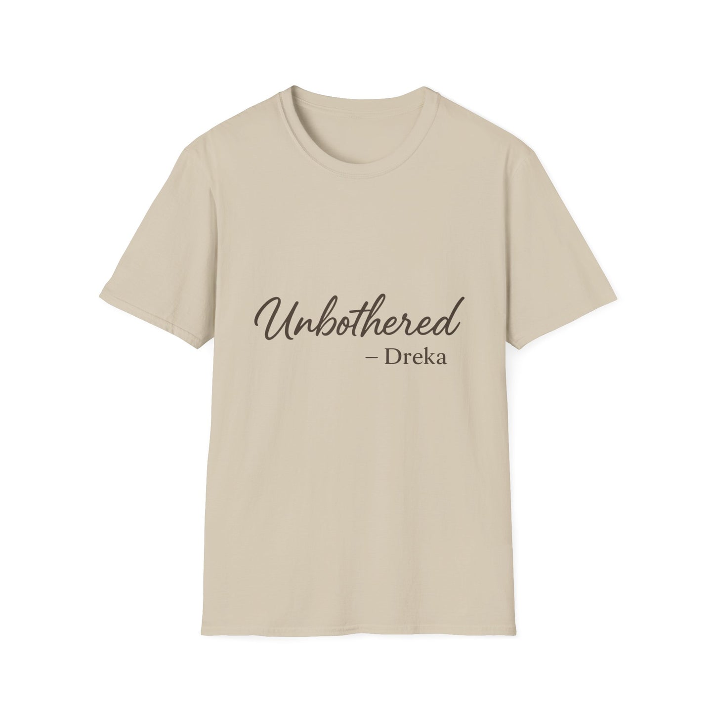 Unisex Softstyle T-Shirt - Unbothered Design for Relaxed Vibes