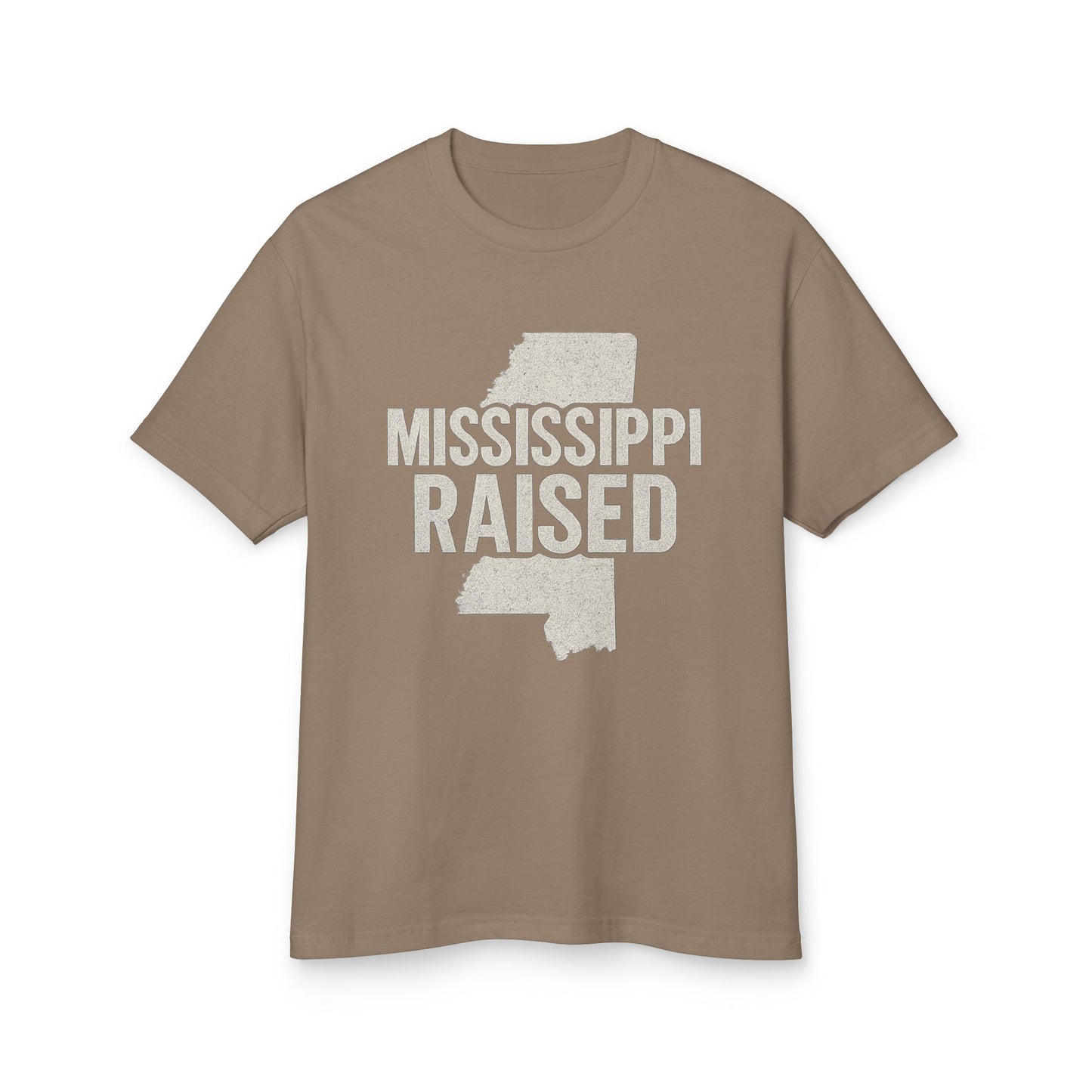 Mississippi Raised Unisex Heavyweight Tee - Comfortable Cotton Shirt for Proud Southerners