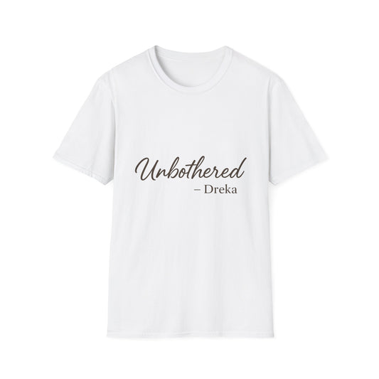 Unisex Softstyle T-Shirt - Unbothered Design for Relaxed Vibes