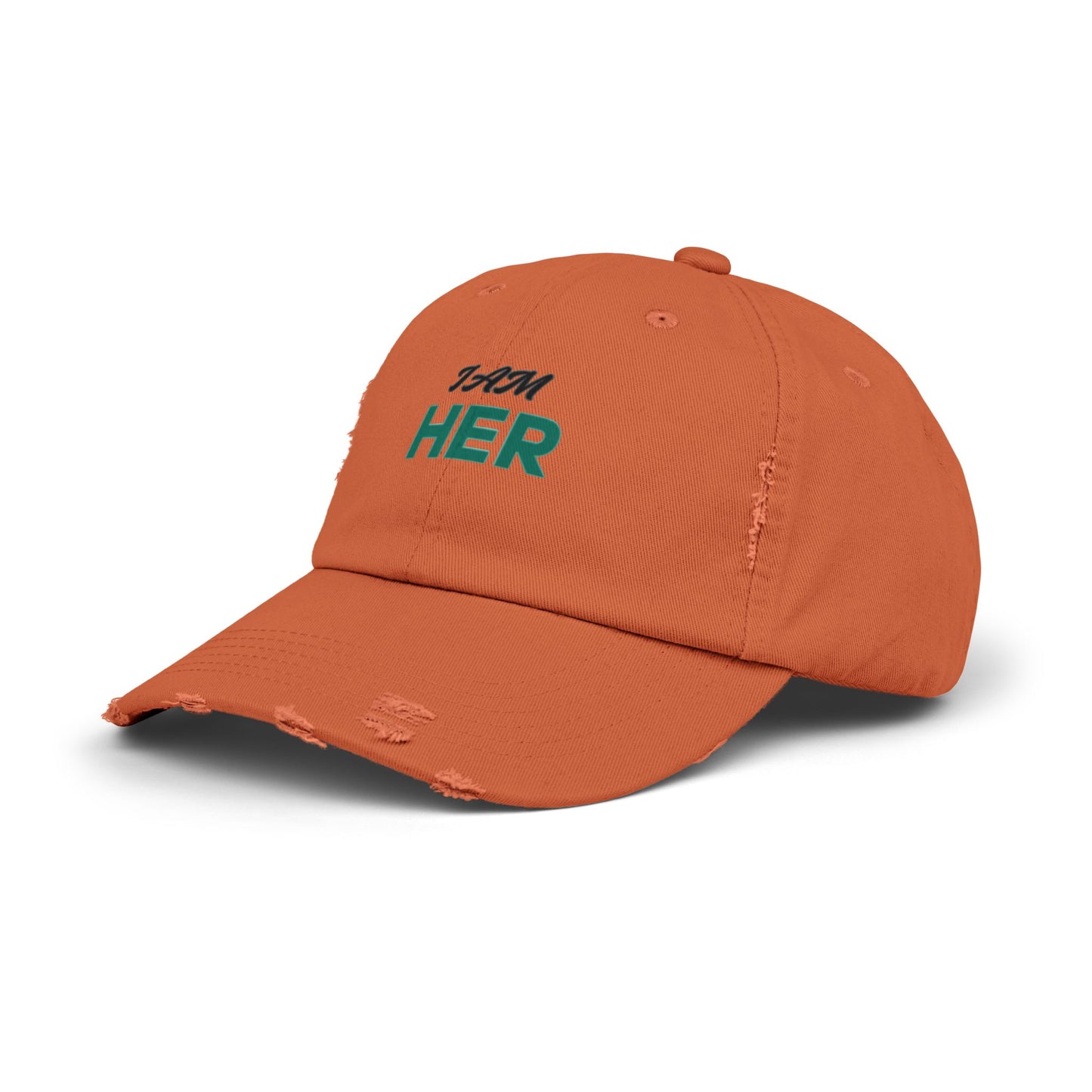 I AM HER Distressed Statement Hat