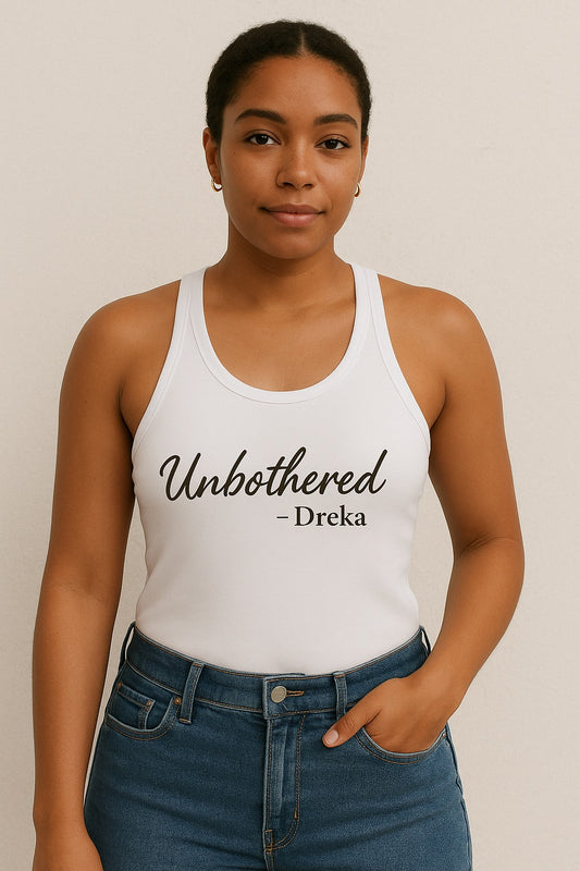 Unbothered Women's Racer Tank